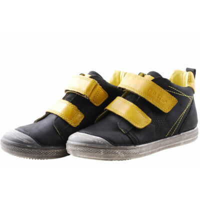 Fekete-sárga, magasszárú, D.D. Step cipő