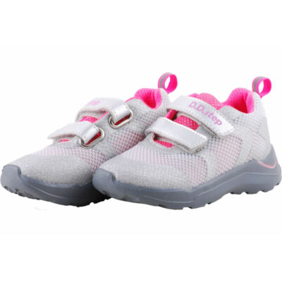 Ezüst-szürke-pink, habkönnyű, dd step edzőcipő