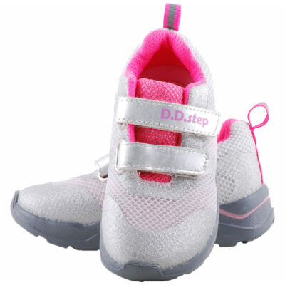 Ezüst-szürke-pink, habkönnyű, dd step edzőcipő