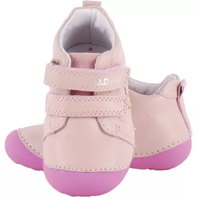 Rózsaszín, kisautós-virágos, dd step cipő