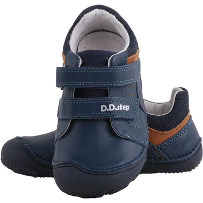 Barefoot, kék-barna, dd step cipő
