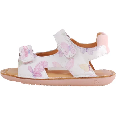 Fehér pillangós barefoot dd step szandál oldalról