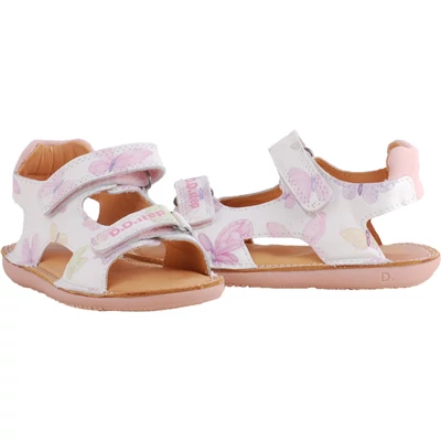 Fehér pillangós barefoot dd step szandál párban