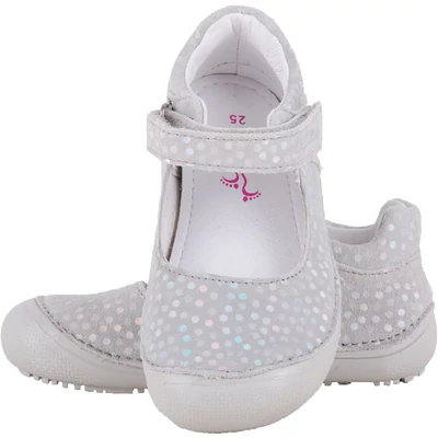 Szürke, ezüst pöttyös, barefoot (mezítlábas), extra hajlékony balerina