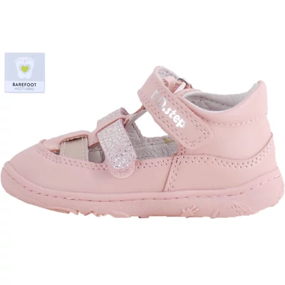 Rózsaszín-ezüst, barefoot dd step szandálcipő
