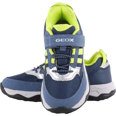 Kék-neon, gumifűzős-tépőzáras, Geox edzőcipő