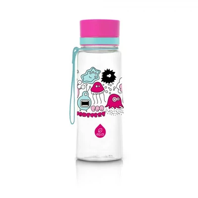 Szörnyecskés, 400 ml-es, csöpögésmentes, BPA mentes Equa gyerek kulacs