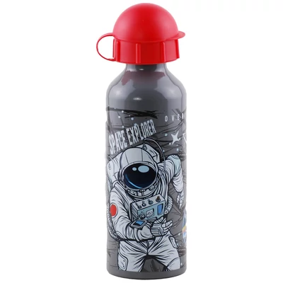 Szürke, űrhajós, csöpögésmentes, Must fém, BPA mentes kulacs