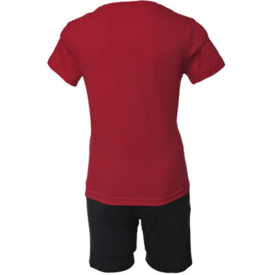 Losan piros-szürke autós rövidnadrág-póló szett (104)