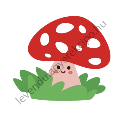 Gomba ovis öntapadós jel 2X2cm