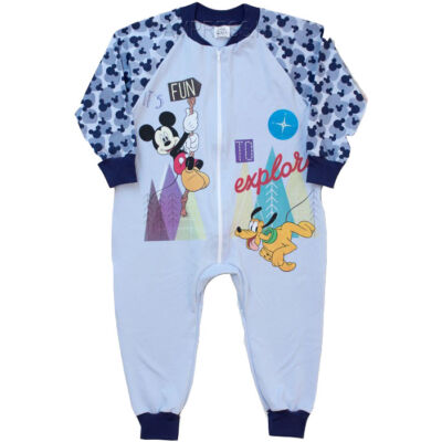 Pampress kék Disney figurás kezeslábas pizsama