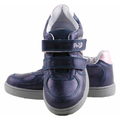 Kék-rózsaszín, szivecskés, Ponte 20 supinált cipő