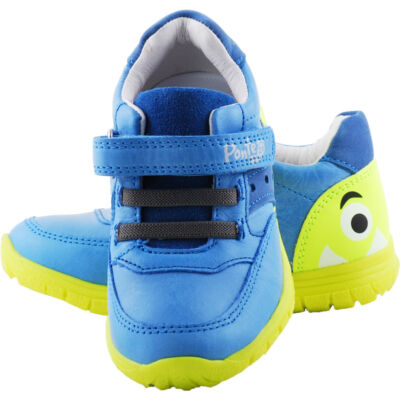Kék, neon szörnyecskés, Ponte 20 supinált gyerekcipő