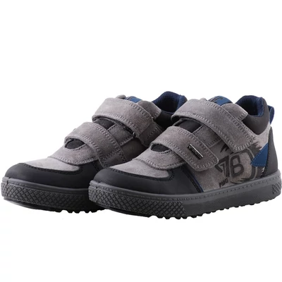 Sötétszürke, fekete, gumi orrú, Gore-Tex, vízálló, Primigi cipő