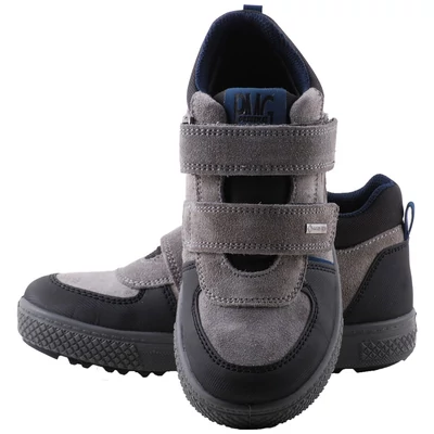 Sötétszürke, fekete, gumi orrú, Gore-Tex, vízálló, Primigi cipő