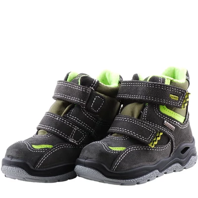 Szürke-neon, bundás, vízálló, Gore-Tex-es Primigi bakancs