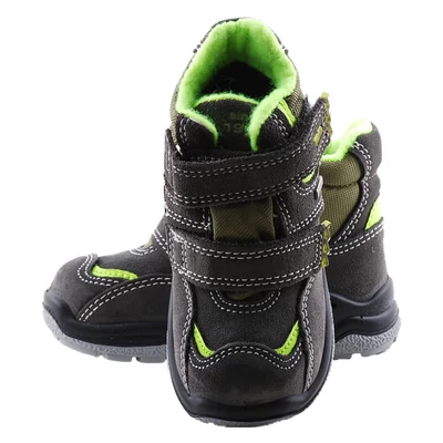 Szürke-neon, bundás, vízálló, Gore-Tex-es Primigi bakancs