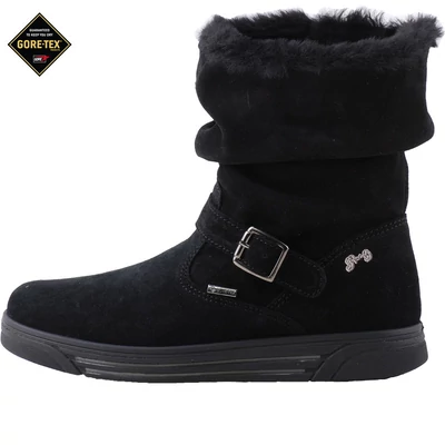 Fekete, csatos, vízálló, bundás, Gore-Tex, Primigi csizma