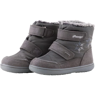 Szürke-ezüst hópelyes, vízálló, bundás, Gore-Tex Primigi bakancs