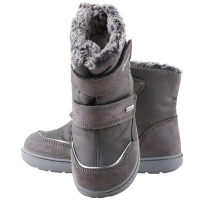 Szürke-ezüst hópelyes, vízálló, bundás, Gore-Tex Primigi bakancs