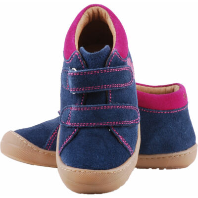 Kék, pink cicás, extra hajlékony talpú, Richter cipő