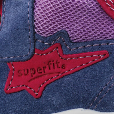 Kék-lila-ciklámen fűzős Superfit cipő