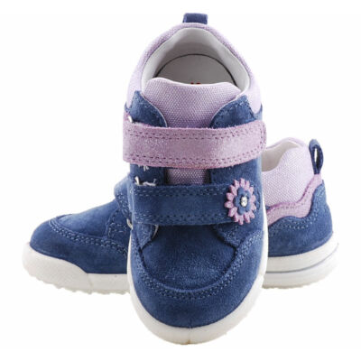 Kék-lila, kisvirágos, Superfit cipő