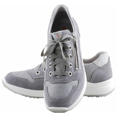 Superfit szürke-ezüst, Gore-Tex, vízálló, cipzáras-fűzős cipő