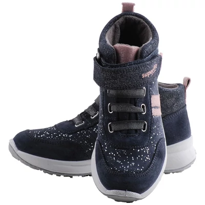 Szürke-rózsaszín, Gore-Tex, vízálló, Superfit gumifűzős-tápőzáras cipő