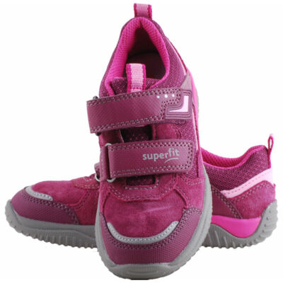 Bordó-rózsaszín, Superfit edzőcipő