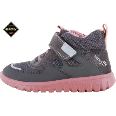 Szürke-sötétrózsaszín, Gore-Tex, vízálló, magasszárú cipő