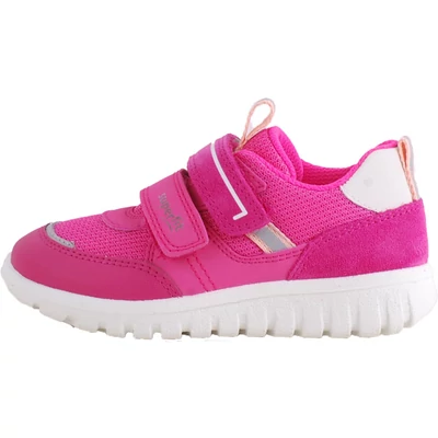Pink habkönnyű Superfit lányka edzőcipő oldalról