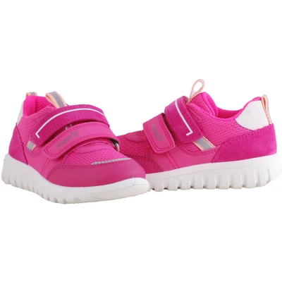 Pink habkönnyű Superfit lányka edzőcipő párban