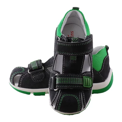 Szürke-zöld, Superfit, zárt orrú szandál
