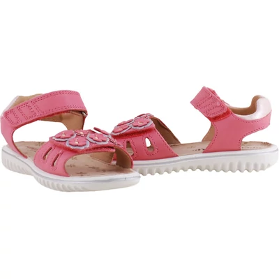 Sötétrózsaszín, virágos Superfit szandál