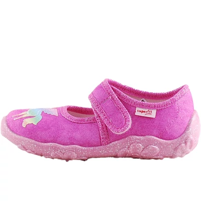 Pink, csillogó pegazusos, Superfit vászoncipő