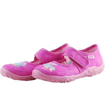 Pink, csillogó pegazusos, Superfit vászoncipő