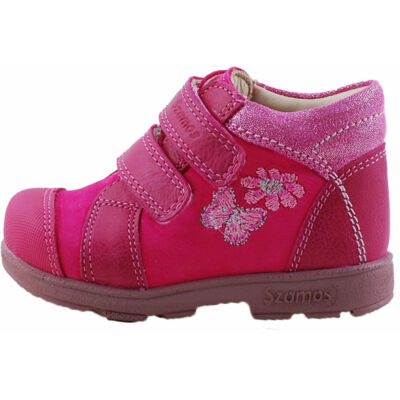 Pink, virágos, pillangós, Szamos supinált cipő