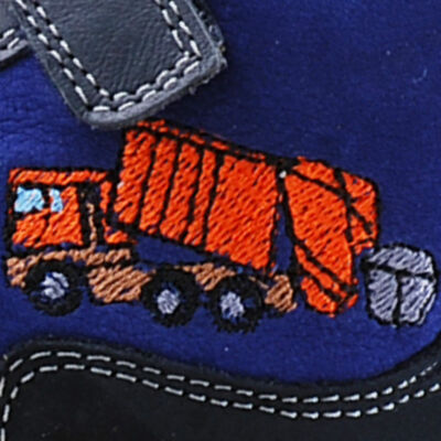 Kék-narancs, kukásautós, Szamos supinált cipő