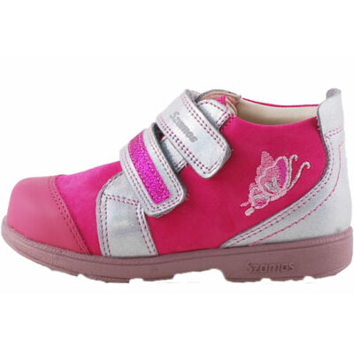Pink, ezüst pillangós, Szamos supinált cipő