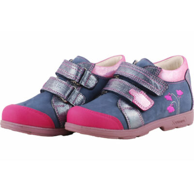 Kék-pink virágos, Szamos supinált cipő