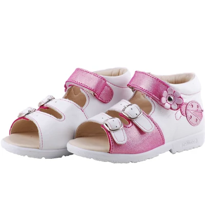 Fehér-pink, katicás, Szamos supinált szandál