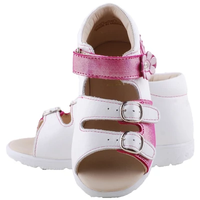 Fehér-pink, katicás, Szamos supinált szandál