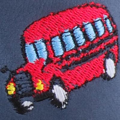 Kék, piros, keskeny, BUSZ-os, Szamos supinált szandál