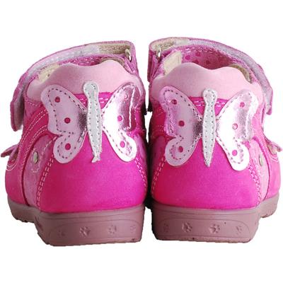 Pink, pillangós, szívecskés, Szamos supinált szandál