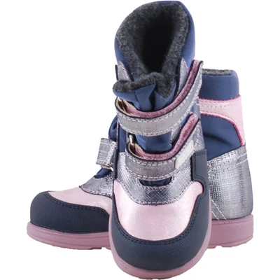 Vízálló, bundás, virágos Szamos supinált bakancs