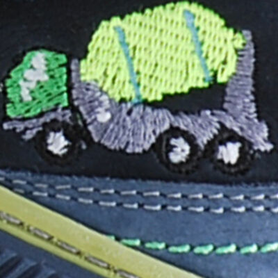 Kék-zöld, teherautós, Szamos cipő