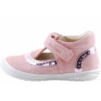 Csillogós rózsaszín, ezüst, extra puha talpú Szamos tavaszi cipő