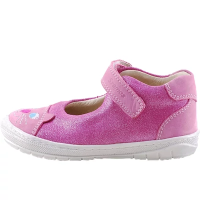 Pink, cicás, Szamos, hajlékony talpú, pántos balerina