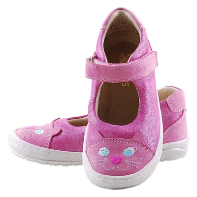 Pink, cicás, Szamos, hajlékony talpú, pántos balerina